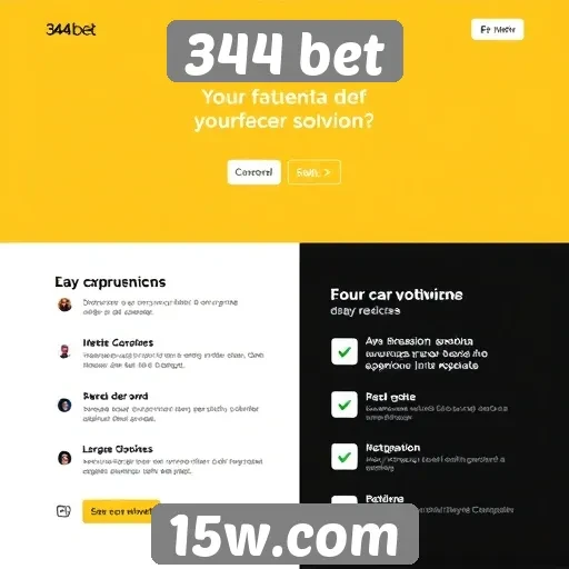 Interface e usabilidade do site 344 bet
